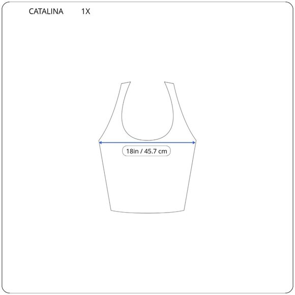 Catalina Womens Swim Top 1X Halter Tiered Pink Floral Built in Bra FLO174E - Picture 2 of 8